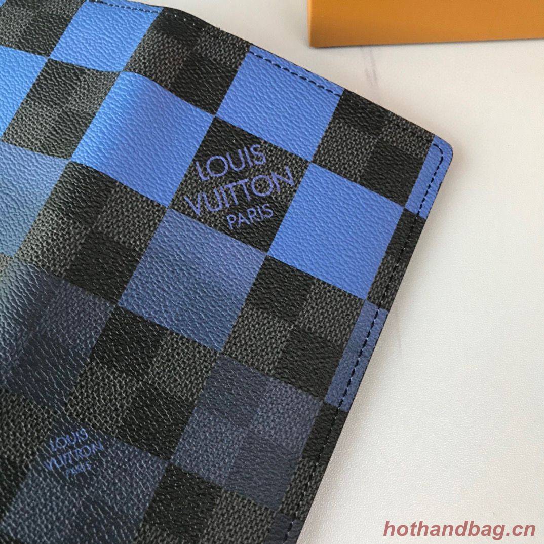 Louis vuitton Monogram Canvas Wallet A30120 Blue