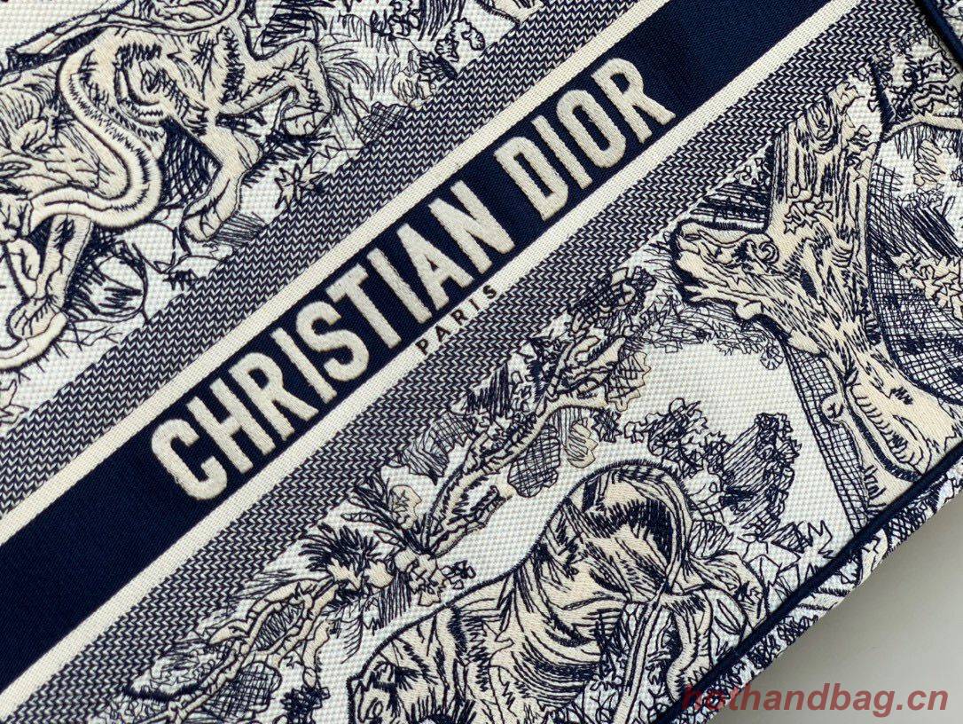 DIOR BOOK TOTE BAG TOILE DE JOUY M1286ZT Customized Name