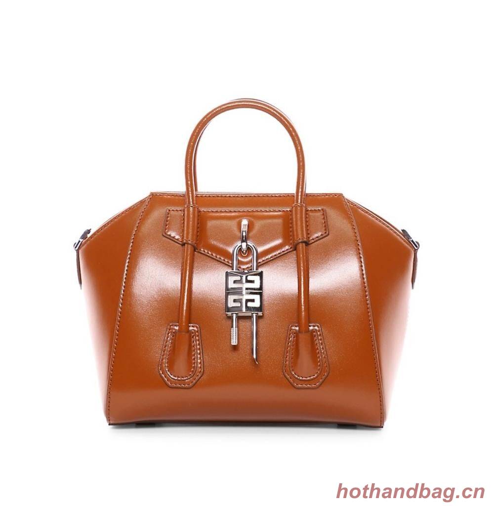 Givenchy Grained Original Calfskin Small Antigona Bag BB0512 Brown