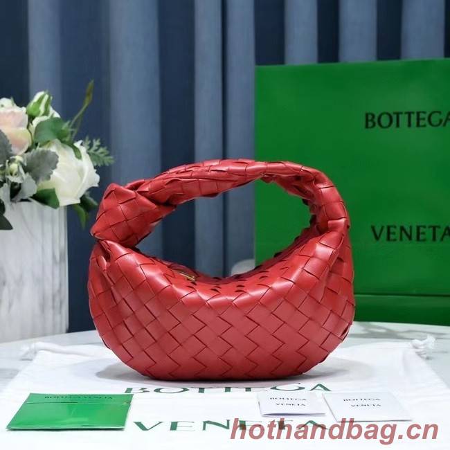 Bottega Veneta MINI JODIE 651876 DARK RED