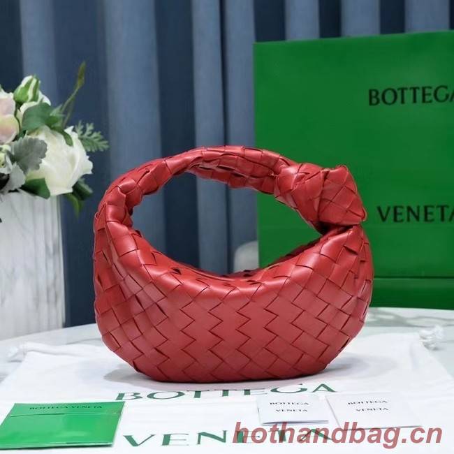 Bottega Veneta MINI JODIE 651876 DARK RED