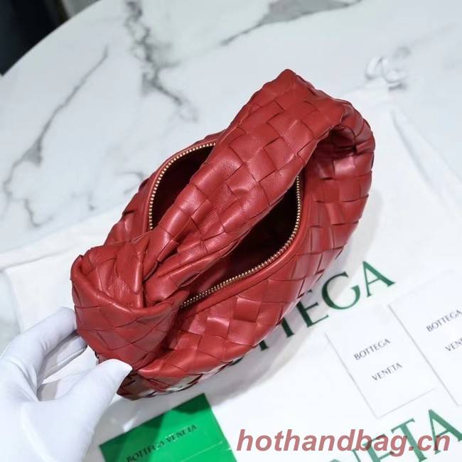 Bottega Veneta MINI JODIE 651876 DARK RED