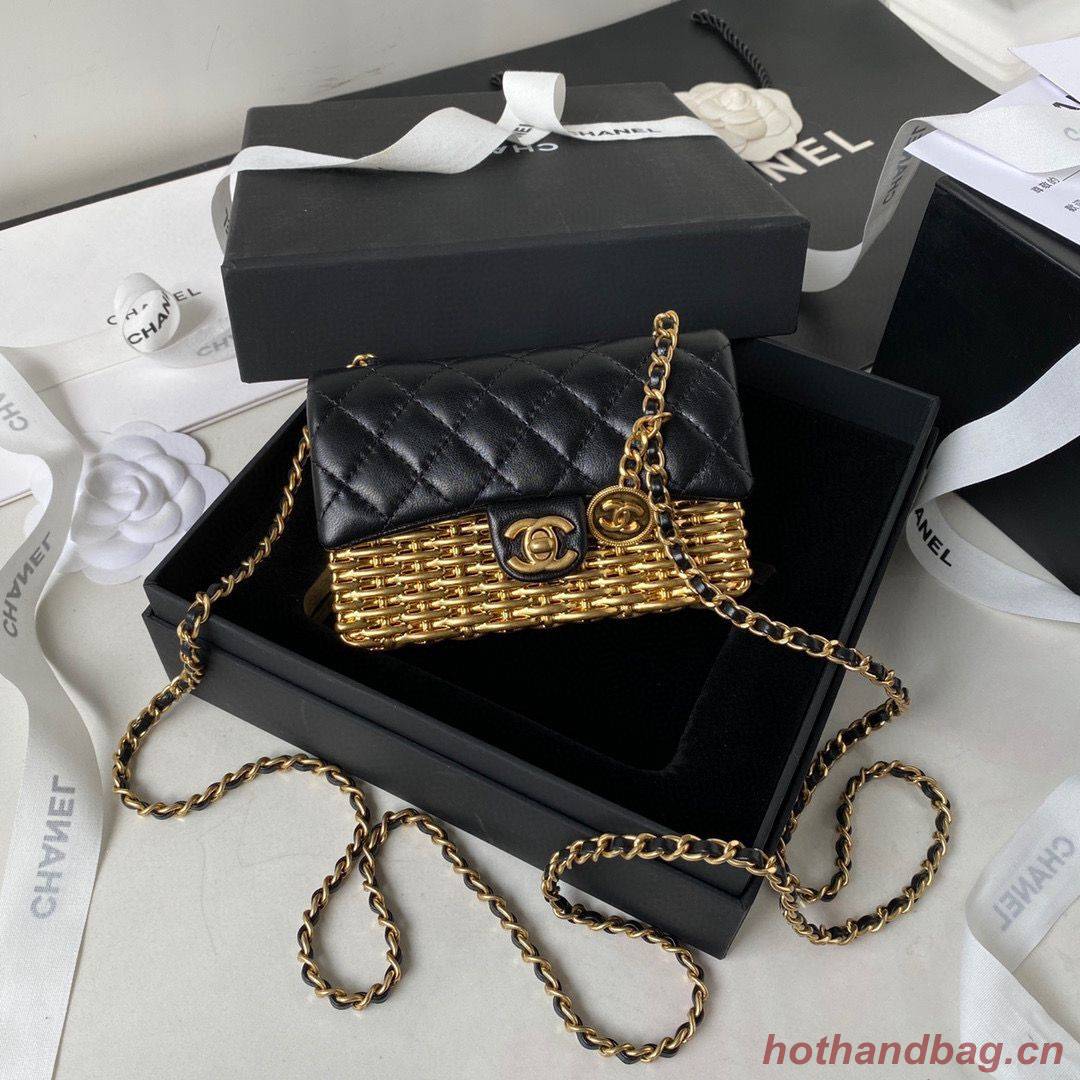 Chanel 23C Original Leather AS3717 Black & Gold-Tone 