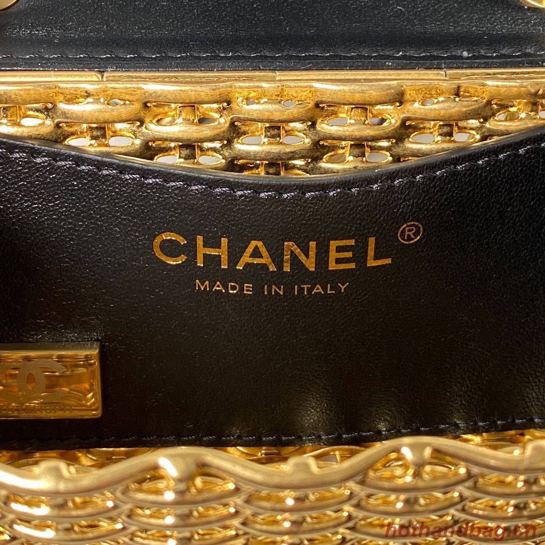 Chanel 23C Original Leather AS3717 Black & Gold-Tone 