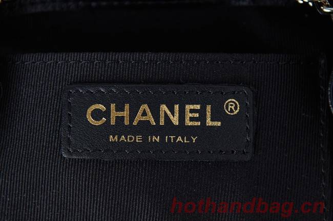 Chanel Backpack Sheepskin Original Leather AS2908 black