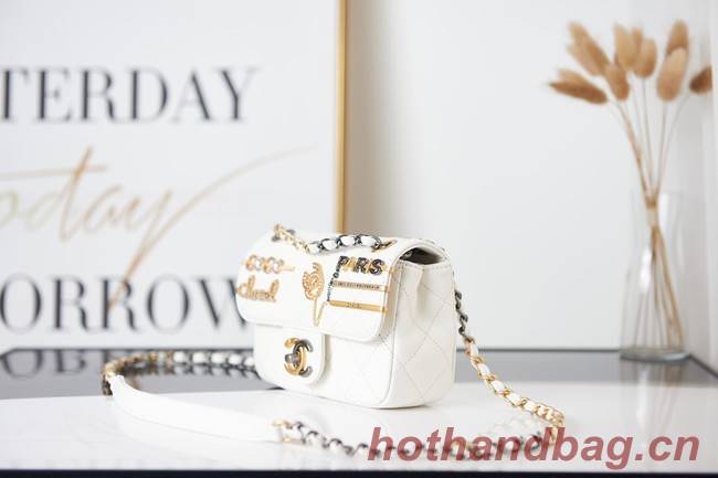 Chanel SMALL FLAP BAG AS2979 white