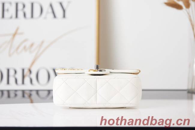 Chanel SMALL FLAP BAG AS2979 white