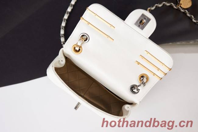 Chanel SMALL FLAP BAG AS2979 white