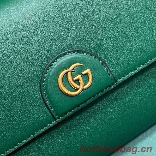 Gucci Small top handle bag with Bamboo 675794 green