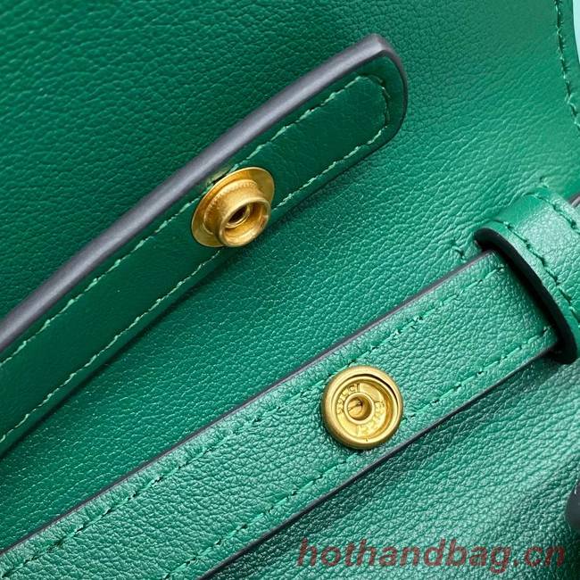 Gucci Small top handle bag with Bamboo 675794 green