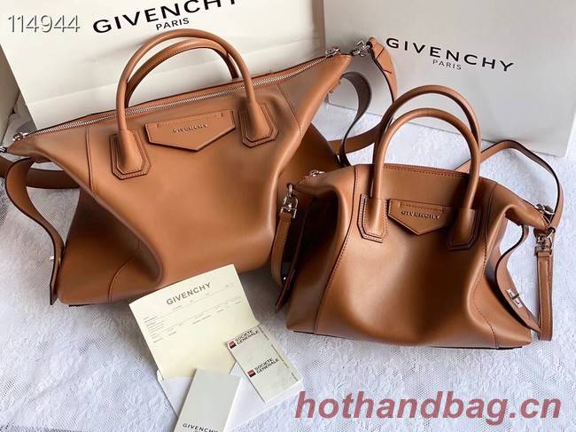 GIVENCHY Original Leather Shoulder Bag 63188 brown