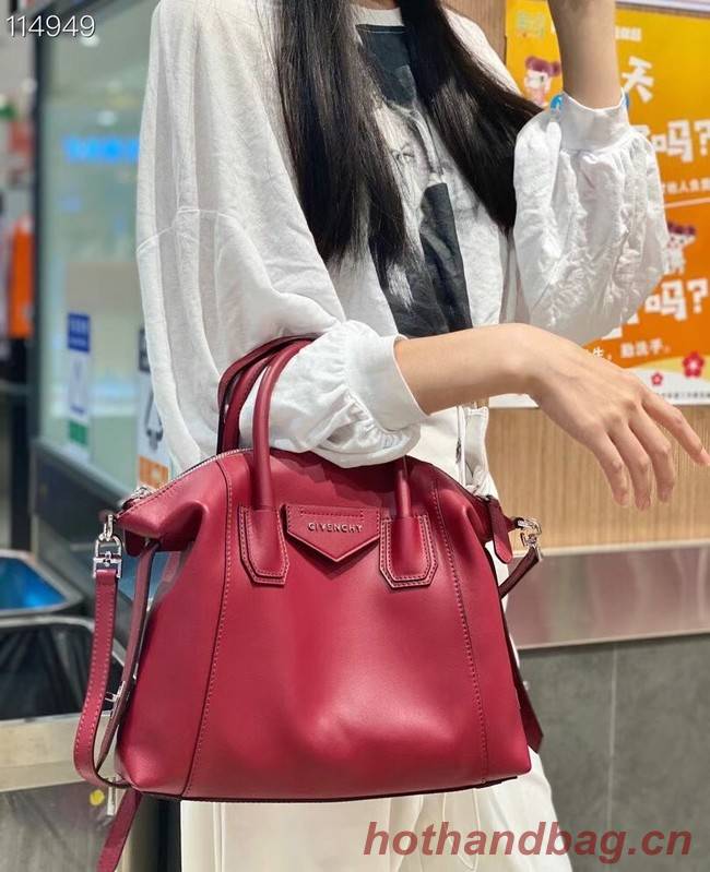 GIVENCHY Original Leather Shoulder Bag 63188 red