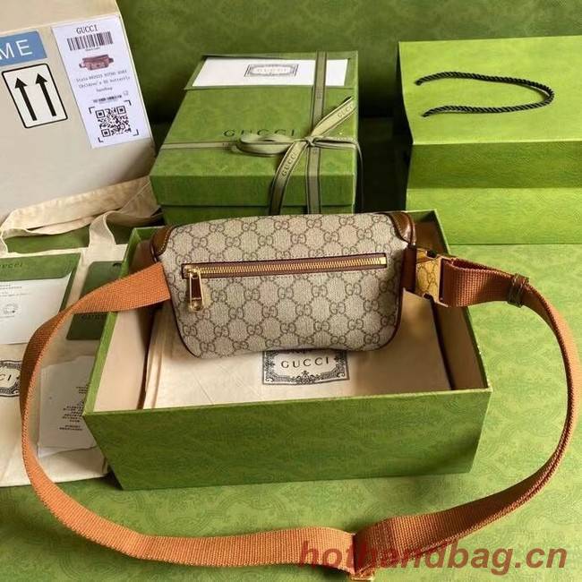 Gucci Belt bag with Interlocking G 682933 brown