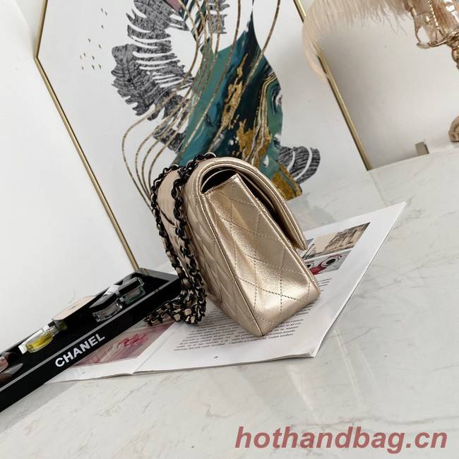 Chanel Flap Lambskin Shoulder Bag 1112 gold