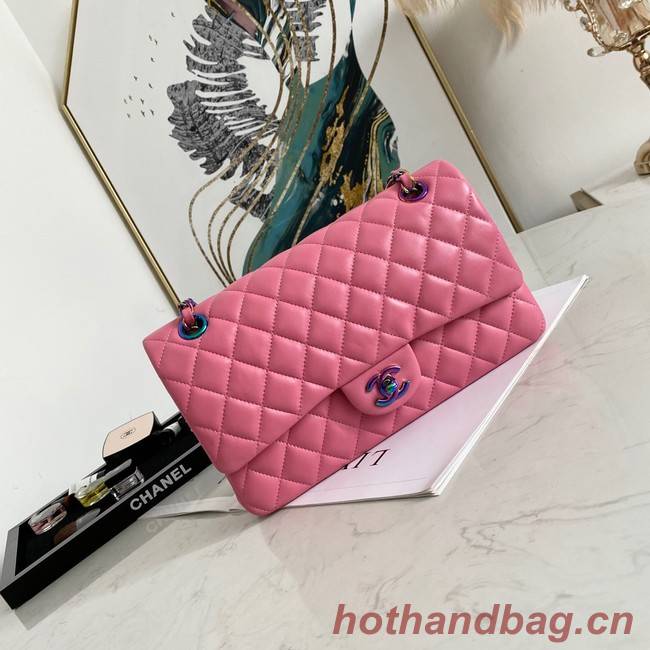 Chanel Flap Lambskin Shoulder Bag 1112 rose