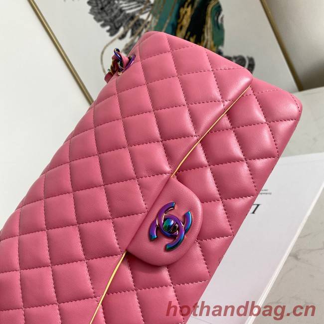 Chanel Flap Lambskin Shoulder Bag 1112 rose