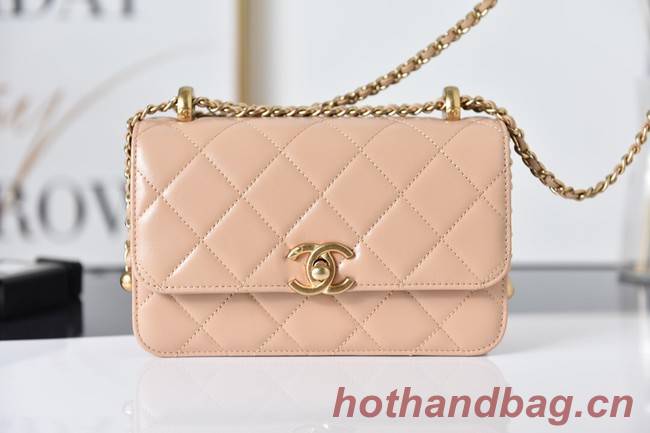 Chanel Flap Lambskin mini Shoulder Bag AS2615 pink