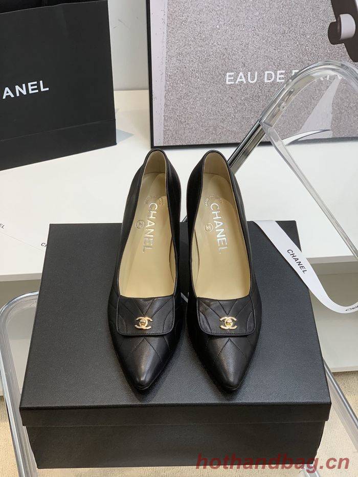 Chanel shoes CH00141 Heel Hight 1CM/8CM