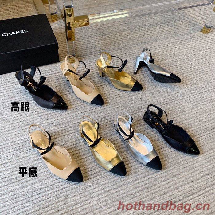 Chanel shoes CH00161 Heel Hight 8CM/Flat Shoes