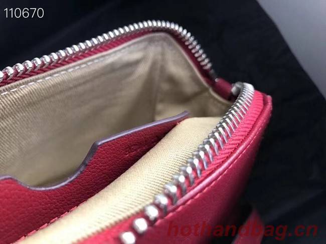 GIVENCHY Original Leather Shoulder Bag 1870 Burgundy