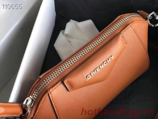 GIVENCHY Original Leather Shoulder Bag 1870 brown