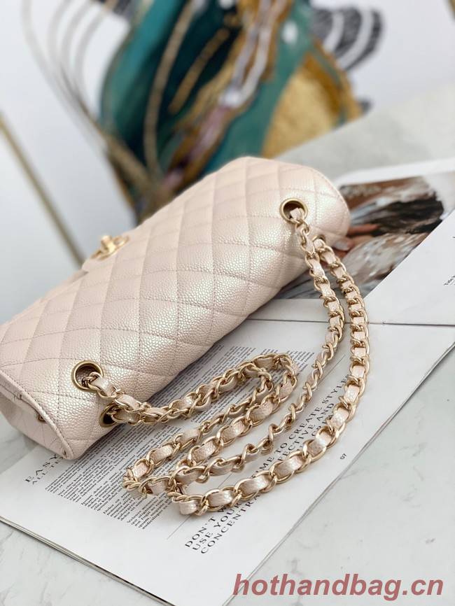 Chanel Flap Grained Calfskin Shoulder Bag AS1112 cream