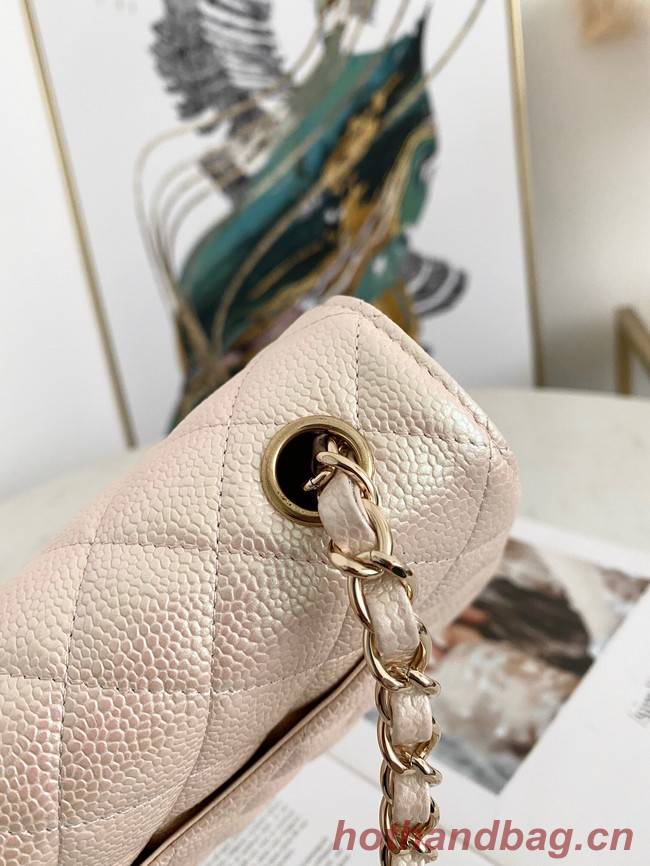 Chanel Flap Grained Calfskin Shoulder Bag AS1116 cream