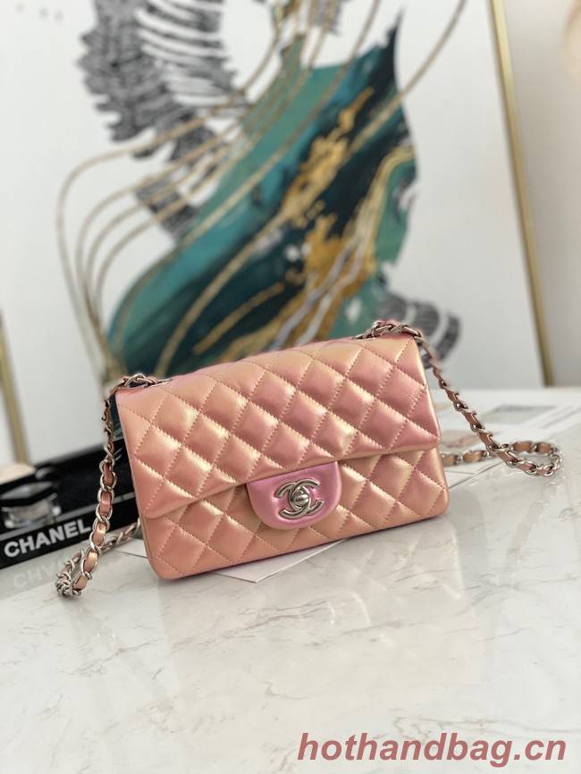 Chanel Flap Mirage Lambskin Shoulder Bag AS1116 pink