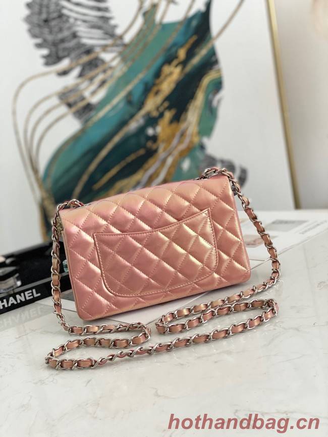 Chanel Flap Mirage Lambskin Shoulder Bag AS1116 pink