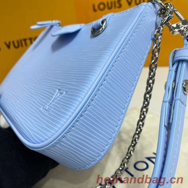 Louis Vuitton EASY POUCH ON STRAP M80471 light blue