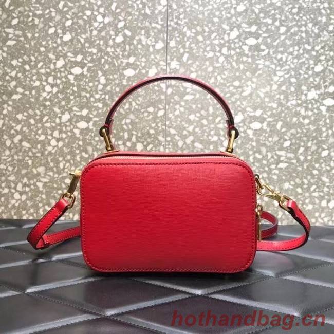 VALENTINO GARAVANI Rockstud Alcove small grain calf leather 2B0058 red