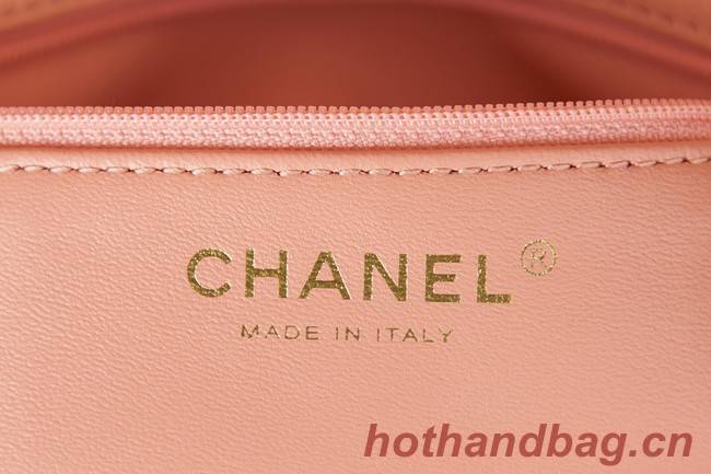 Chanel Flap Lambskin mini Shoulder Bag AS3113 pink