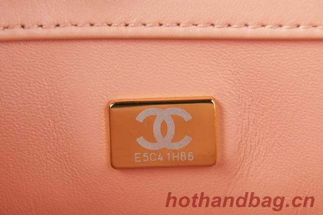 Chanel Flap Lambskin small Shoulder Bag AS3114 pink