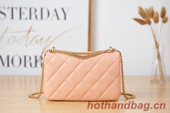 Chanel Flap Lambskin small Shoulder Bag AS3114 pink