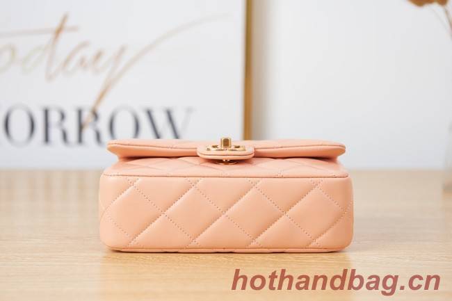 Chanel Flap Lambskin small Shoulder Bag AS3114 pink