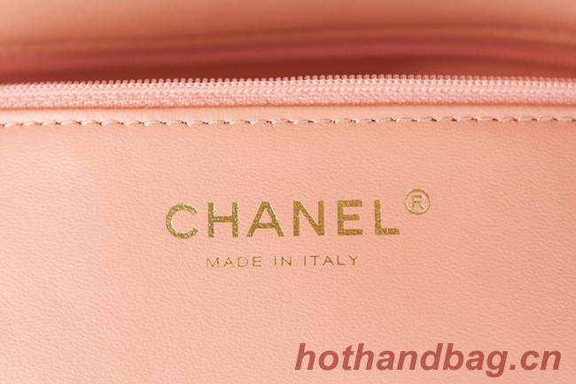 Chanel Flap Lambskin small Shoulder Bag AS3114 pink