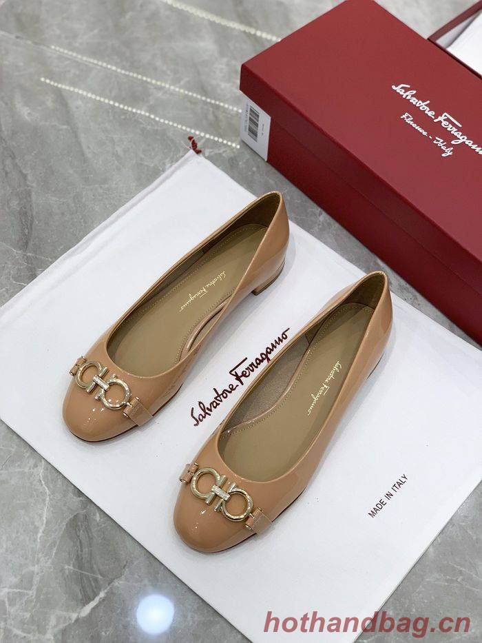 Ferragamo shoes FR00003 Heel 1CM