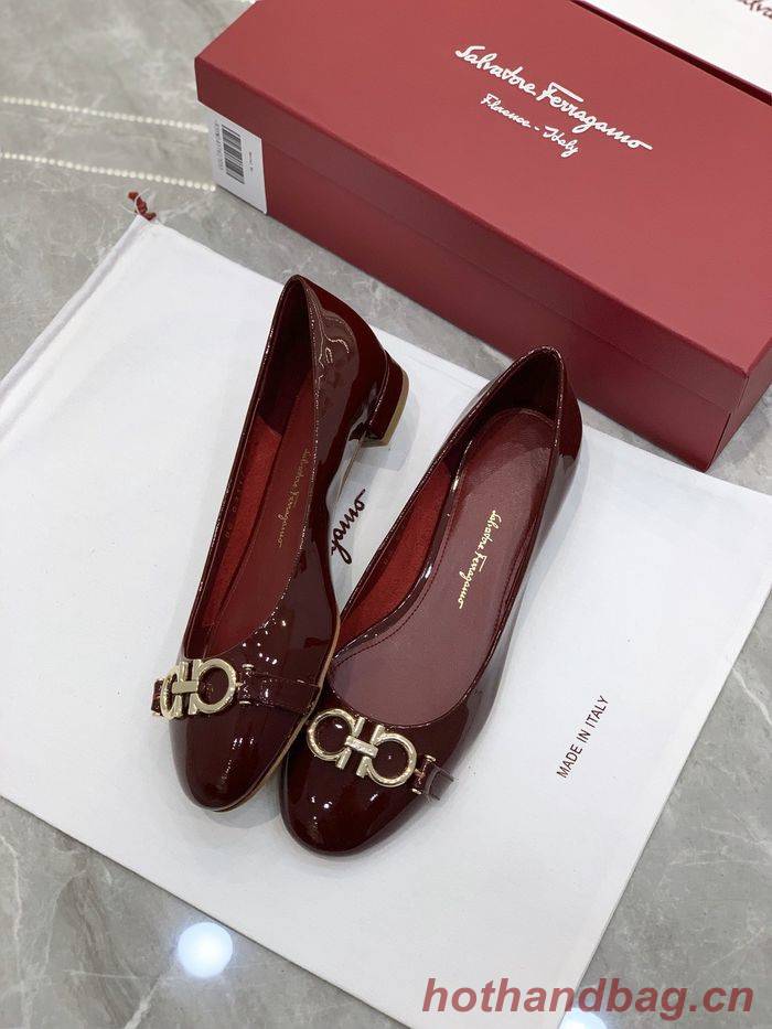 Ferragamo shoes FR00005 Heel 1CM