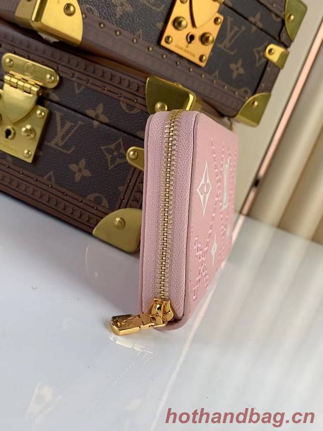 Louis Vuitton ZIPPY leather WALLET M81141 pink