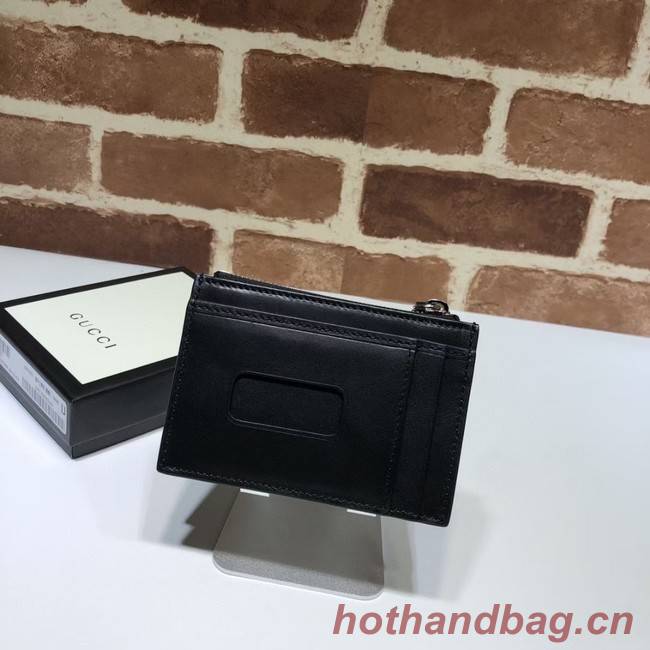 Gucci Neo Vintage GG Supreme card case 597555 Black