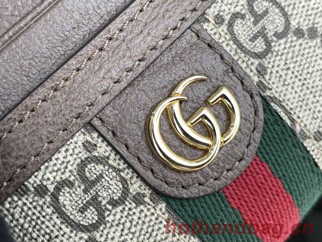 Gucci Ophidia GG card case wallet 658552 brown