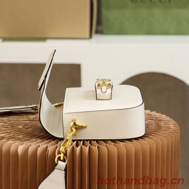 Gucci Horsebit 1955 mini bag 658574 White