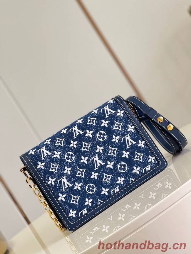 Louis Vuitton denim POCHETTE VOYAGE M59631 blue