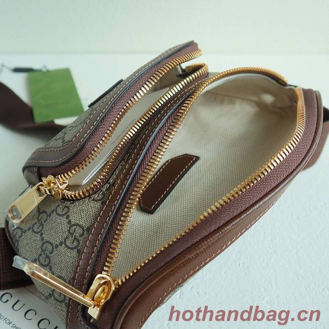 Gucci Belt bag with Interlocking G 682933 Brown