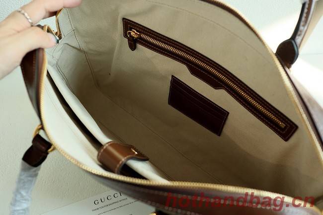 Gucci Business case with Interlocking G 674140 Brown