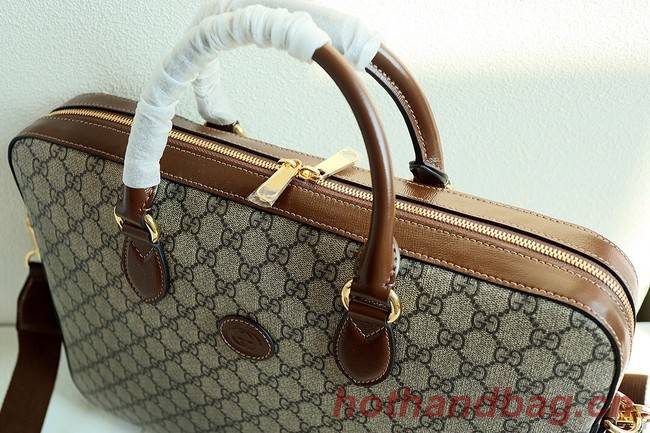 Gucci Business case with Interlocking G 674140 Brown