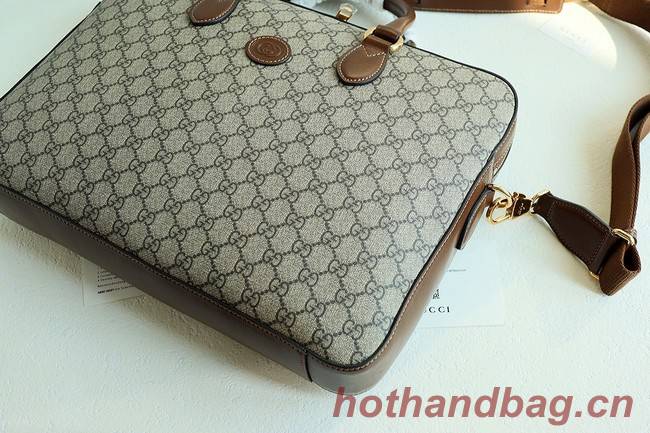 Gucci Business case with Interlocking G 674140 Brown