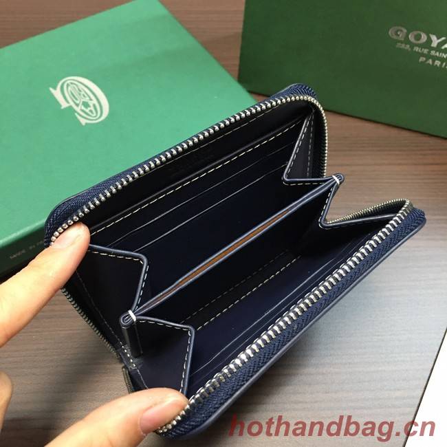 Goyard Card case G9982 dark blue