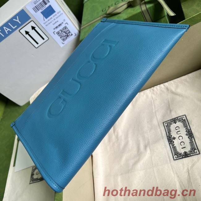 Gucci Ophidia pouch leather 681200 blue