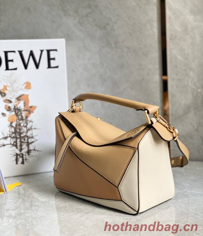 Loewe Puzzle Bag Original Leather 61843 brown&Apricot